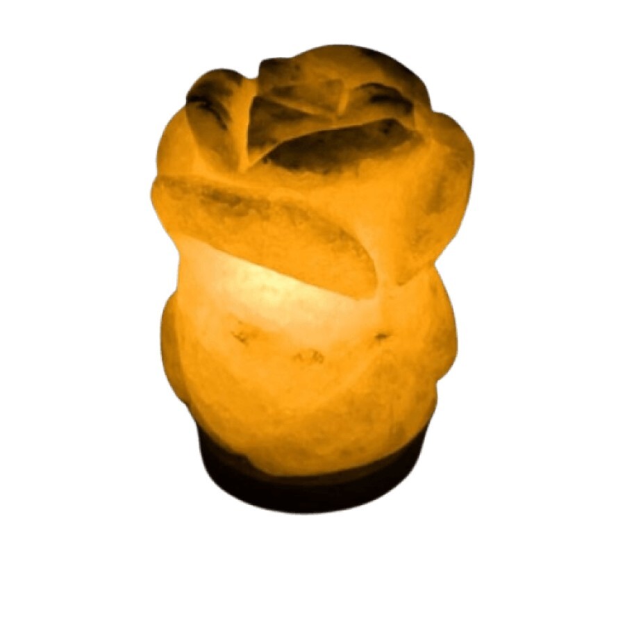 Соляная лампа Saltkey Rose, желтый, 5,5 кг: цены и характеристики