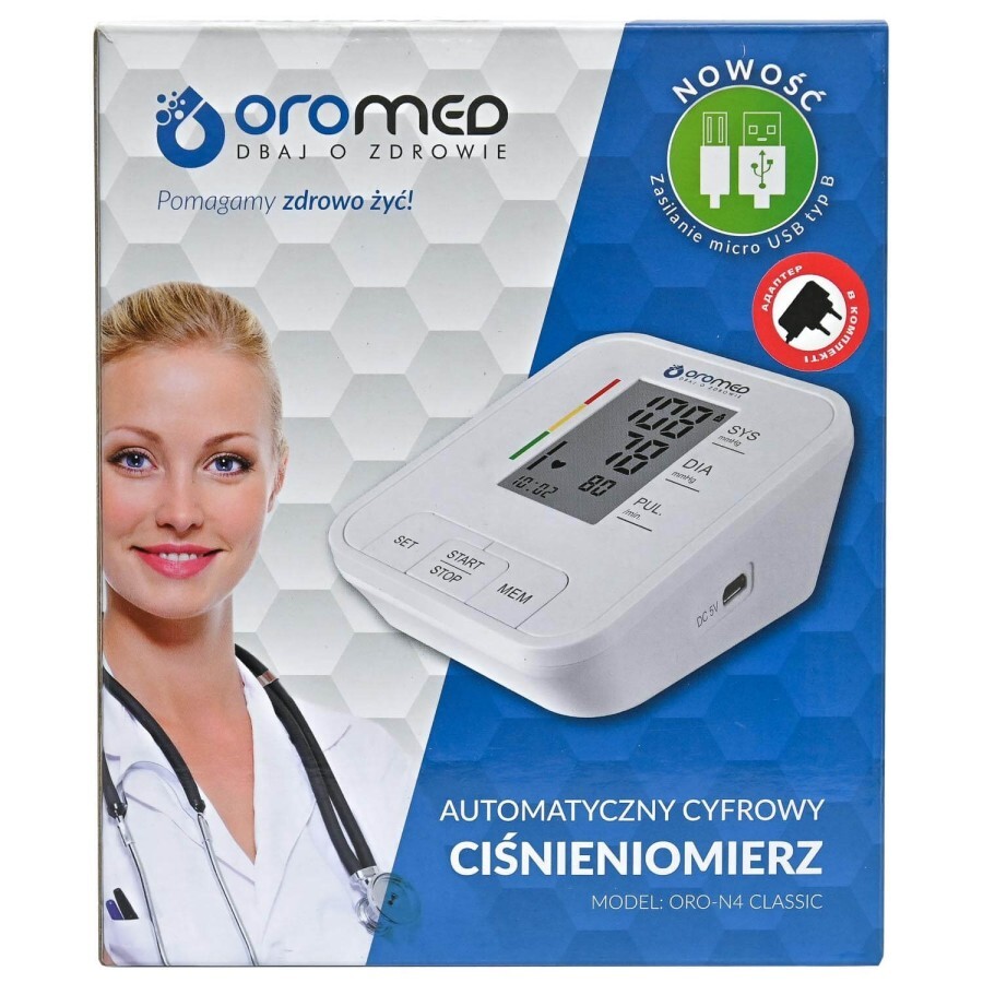 Измеритель (тонометр) артериального давления Oromed (оромед) модель ORO-N4 Classic автоматический: цены и характеристики