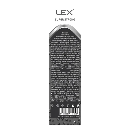 Гель-змазка лубрикант Lex Super Strong Алоє вера регенеруюча, 100 мл: ціни та характеристики