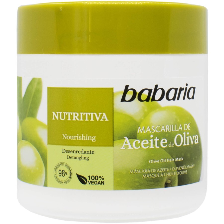 Маска для волос BABARIA (Бабария) с оливковым маслом 400 мл: цены и характеристики