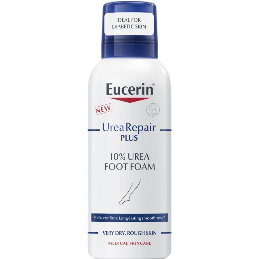 Пінка для ніг Eucerin Urea 10% зволожуючий для сухої та дуже сухої шкіри, 150 мл: ціни та характеристики
