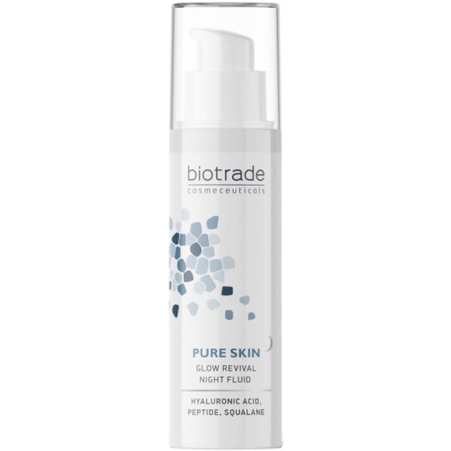 Флюид для лица Biotrade Pure Skin ночной с гиалуроновой кислотой и пептидами, 50 мл: цены и характеристики