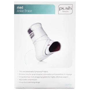 Бандаж на гомілковостопний суглоб ортез напівжорсткий PUSH (Пуш) med Ankle Brace 2.20.1.11 розмір 1 лівий