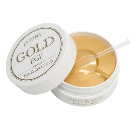 Гідрогелеві патчі для очей Petitfee Gold & EGF Eye & Spot Patch із золотом 60 шт.+ 30 точкових патчів: ціни та характеристики