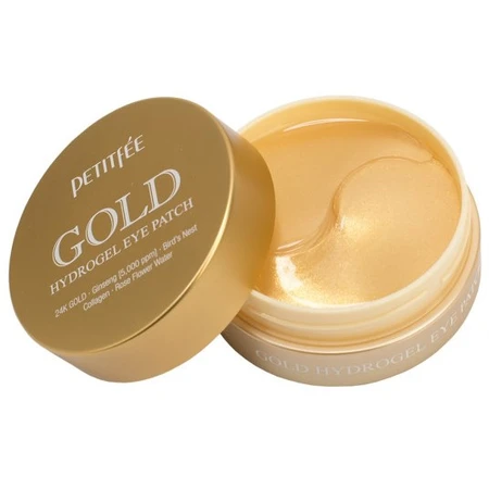 Гідрогелеві патчі Petitfee Gold Hydrogel Eye Patch для очей з золотим комплексом +5, 60 шт. : ціни та характеристики