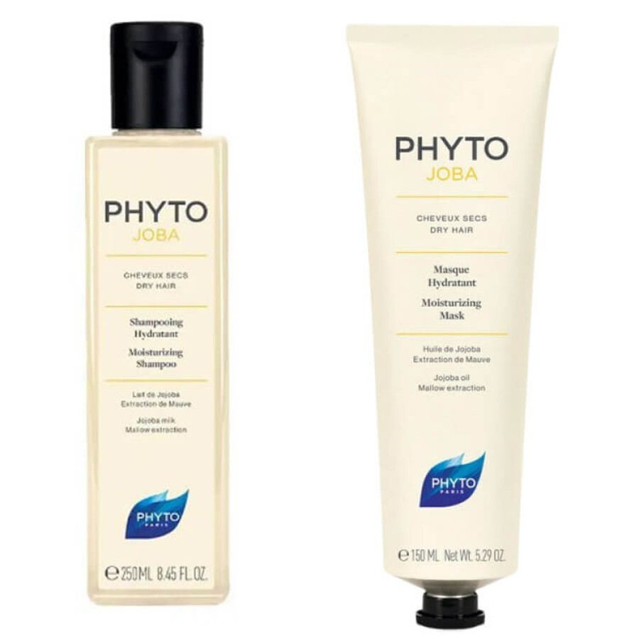 Набір Phyto Phytojoba  шампунь для волосся, 250 мл та маска для волосся Phytojoba, 150 мл: ціни та характеристики