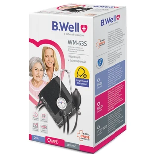 Тонометр механический B.Well WM-63S Comfort со встроенным стетоскопом