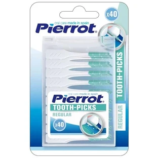 Интродентальные ершики Pierrot Tooth-Picks Regular Ref.139 для межзубных промежутков, 40 шт. 