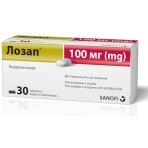Лозап 100 мг таблетки, №30: ціни та характеристики