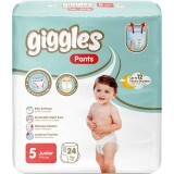 Підгузки-трусики для дітей GIGGLES (Гіглес) Junior (Юніор) 5 від 11 до 25 кг 24 шт