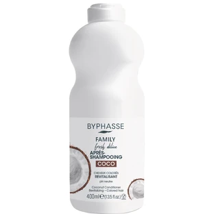 Кондиционер для окрашенных волос BYPHASSE (Бифаз) Family Fresh Delice с кокосом 400 мл