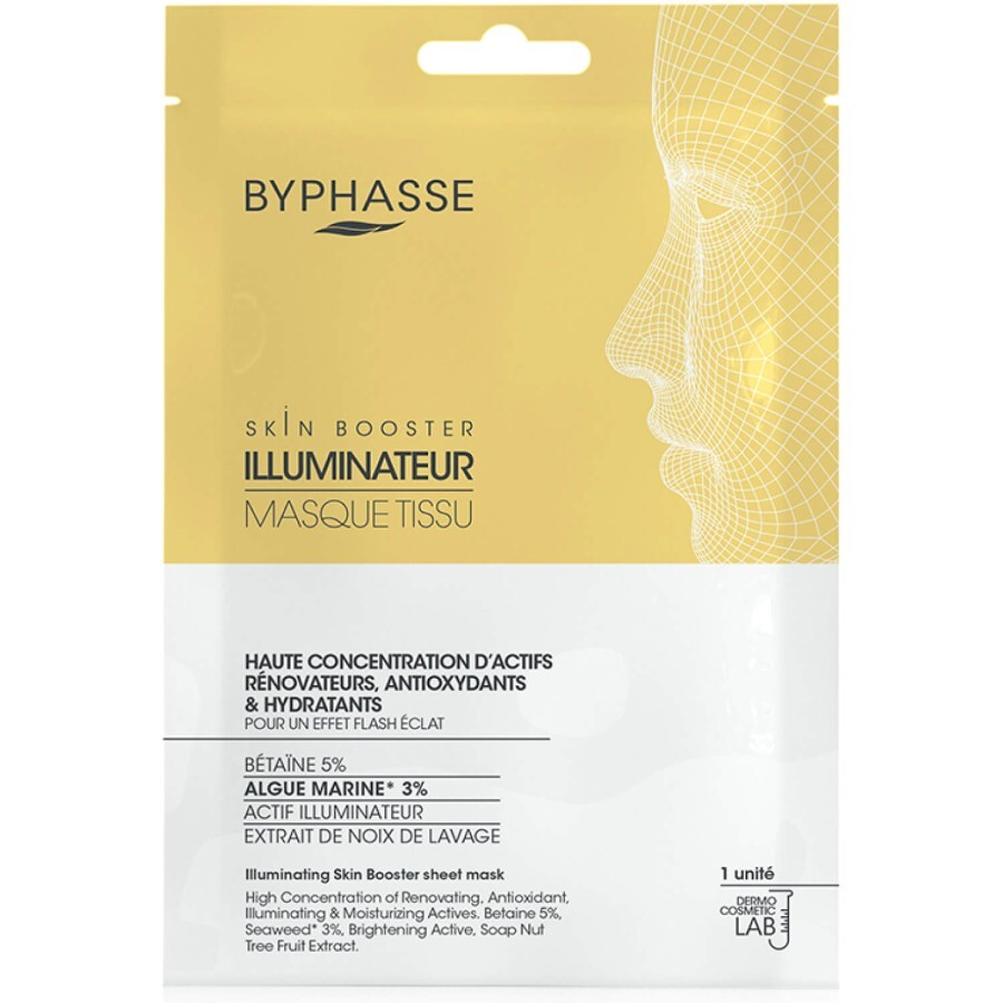 Маска-бустер для лица BYPHASSE (Бифаз) тканевая для осветления кожи 18 мл: цены и характеристики