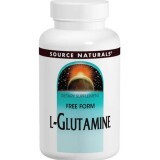 Глутамін, L-Glutamine, Source Naturals, 500 мг, 100 таблеток