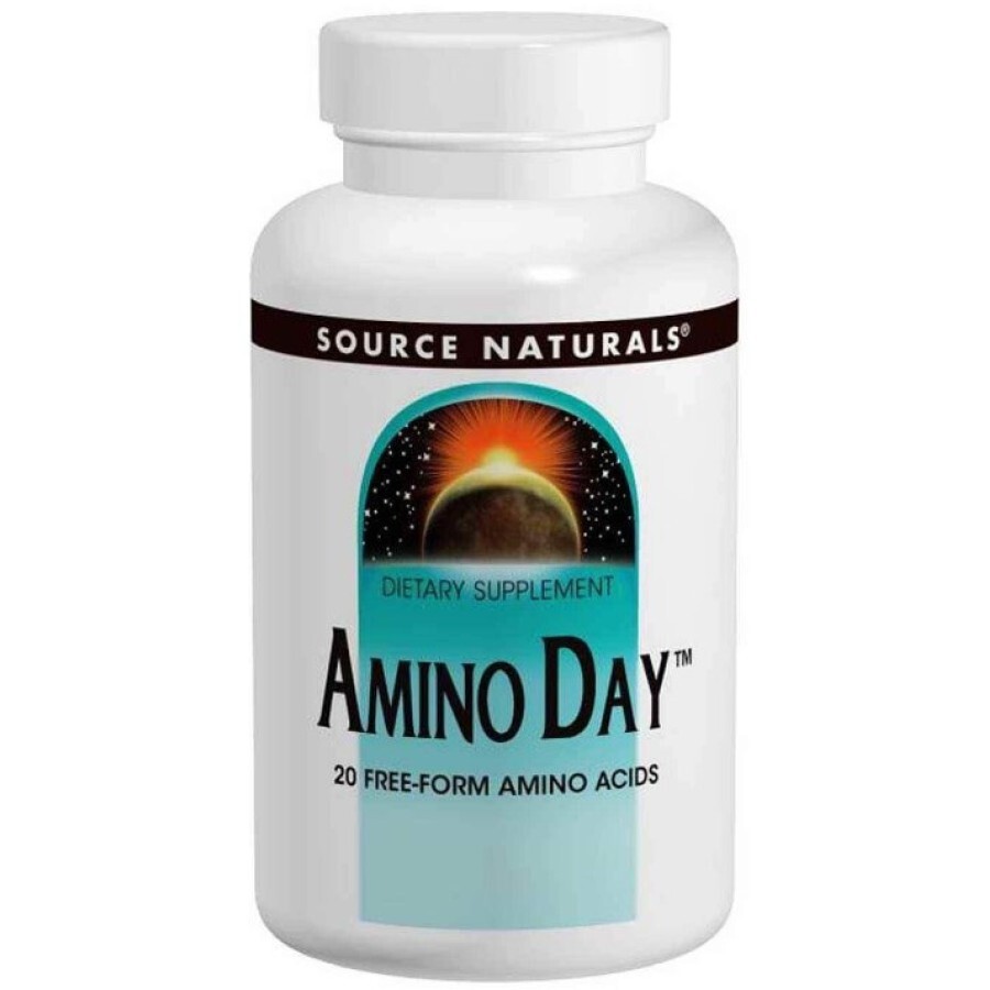 Аміно день, Amino Day, Source Naturals, 1000 мг, 120 таблеток: ціни та характеристики