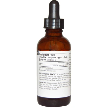 Колоїдне срібло ультра, Colloidal Silver, Source Naturals, 10 PPM, 59.14 мл.: ціни та характеристики