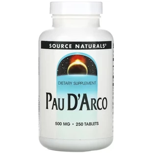 По д'арко, Pau D'Arco, Source Naturals, 250 таблеток