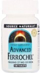 Железо, Advanced Ferrochel, Source Naturals, 180 таблеток