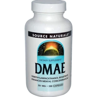 DMAE (Диметиламиноэтанол), Source Naturals, 200 кап.