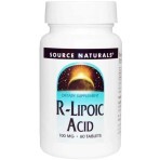 R ліпоєва кислота, R-Lipoic Acid, Source Naturals, 100 мг, 60 таб.: ціни та характеристики