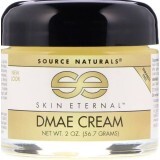 Крем для лица, DMAE Cream, Source Naturals, с DMAE, (56,7 г)
