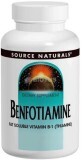 Бенфотиамин, Benfotiamine, Source Naturals, 150 мг, 30 таблеток