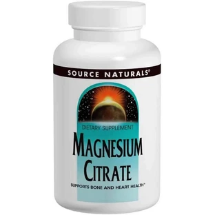 Цитрат магния, Source Naturals, 133 мг, 180 капсул