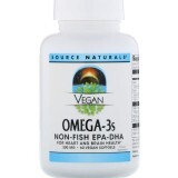 Омега-3, EPA-DHA, Source Naturals, 300 мг, 60 кап.