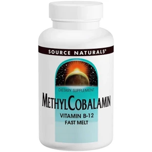 Витамин В12, B-12 Fast Melt, Source Naturals, 5 мг, 60 таблеток
