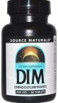 Дииндолилметан, DIM, Source Naturals, 200 мг, 60 таб.