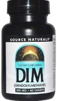 Диіндолілметан, DIM, Source Naturals, 200 мг, 60 таб.