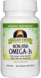 Омега-3 из морских водорослей, Non-Fish Omega-3, Source Naturals, для веганов, 300 мг, 30 капсул