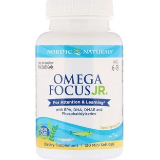Омега-3 для підлітків, Omega Focus, Nordic Naturals, 120 міні гелевих капсул