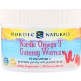 Риб'ячий жир для дітей (полуниця), Omega-3 Gummy, Nordic Naturals, 30 желе