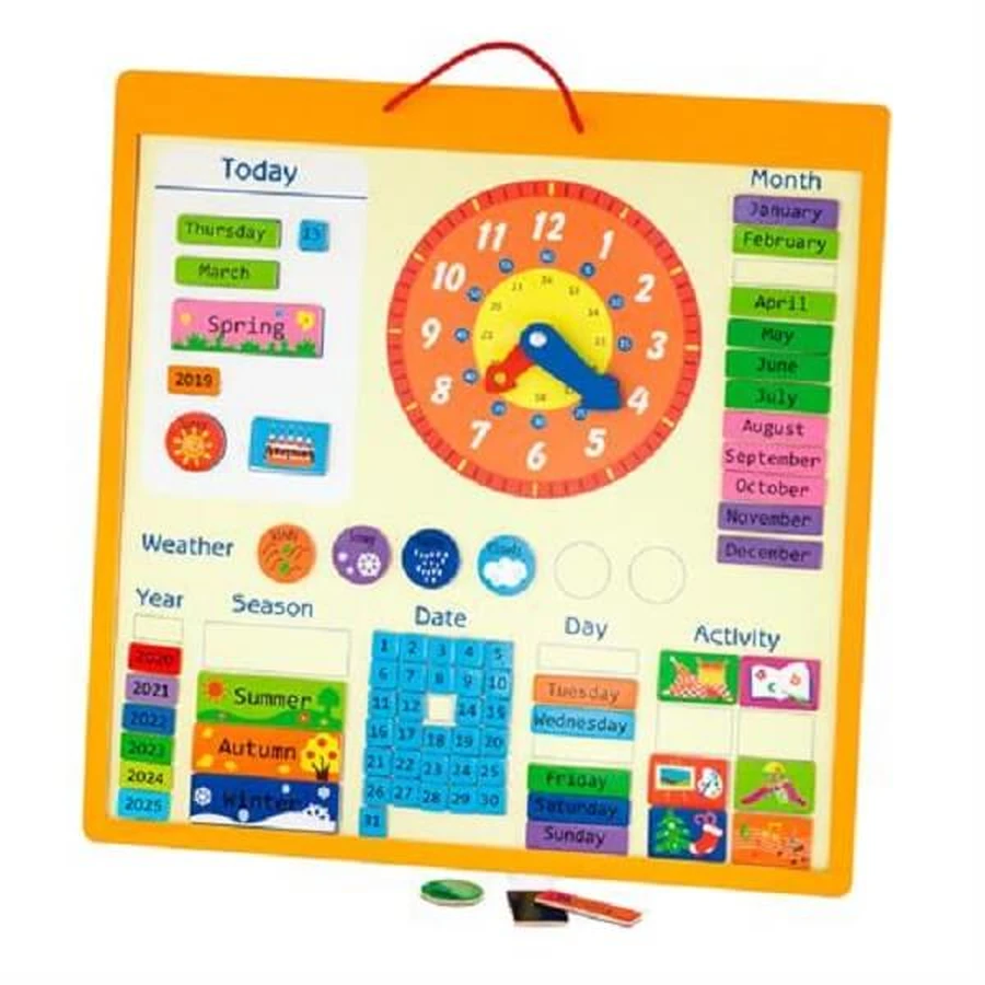 Развивающая игрушка Viga Toys Календарь магнитный англ.: цены и характеристики