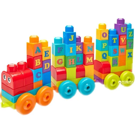 Конструктор Mega Bloks Поїзд із літерами: ціни та характеристики