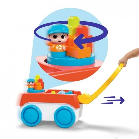Конструктор Mega Bloks Візок-каталка Конструктор на колесах: ціни та характеристики