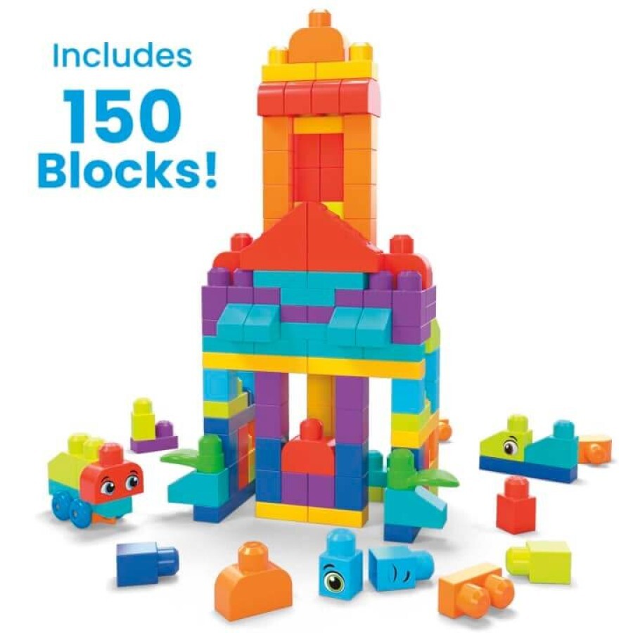 Конструктор Mega Bloks Большой в мешке (150 деталей): цены и характеристики