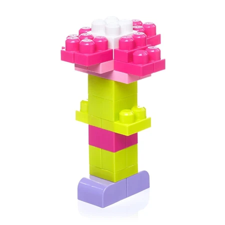Конструктор Mega Bloks розовый в мешке 60 деталей: цены и характеристики