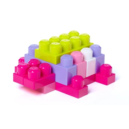 Конструктор Mega Bloks розовый в мешке 60 деталей: цены и характеристики