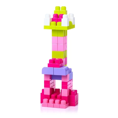 Конструктор Mega Bloks розовый в мешке 60 деталей: цены и характеристики