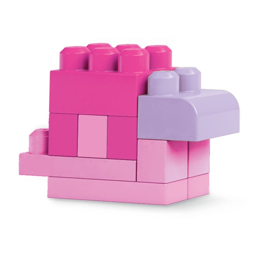 Конструктор Mega Bloks розовый в мешке 60 деталей: цены и характеристики
