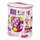 Конструктор Mega Bloks розовый в мешке 80 деталей