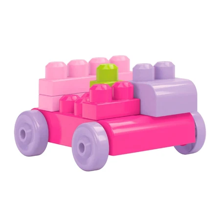 Конструктор Mega Bloks розовый в мешке 80 деталей: цены и характеристики