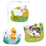 Пазл DoDo 3 в 1 Сельские животные: цены и характеристики