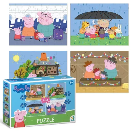 Пазл DoDo 4 в 1 Peppa Pig: ціни та характеристики