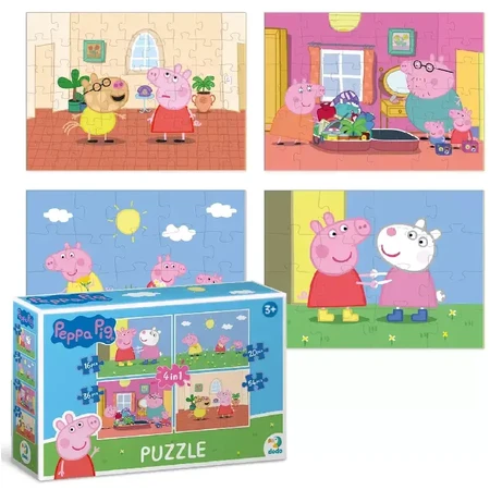 Пазл DoDo 4 в 1 Peppa Pig: ціни та характеристики