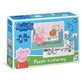 Пазл DoDo на 30 элементов 2 в 1 Peppa Pig