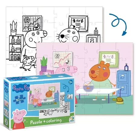 Пазл DoDo на 30 элементов 2 в 1 Peppa Pig: цены и характеристики