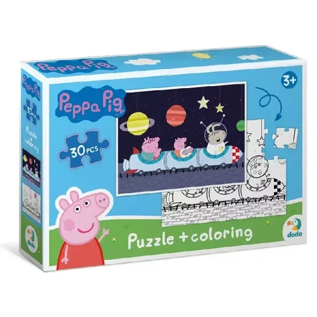 Пазл DoDo на 30 элементов 2 в 1 Peppa Pig: цены и характеристики