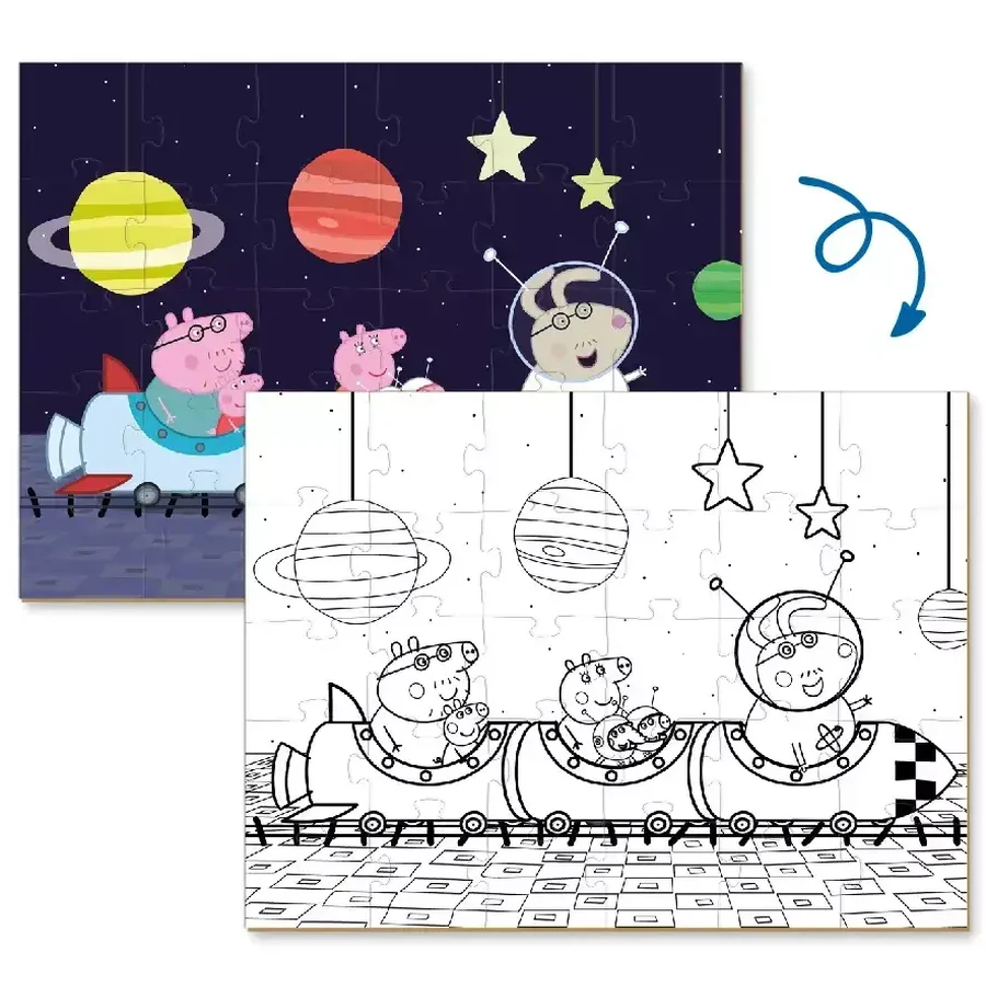 Пазл DoDo на 30 элементов 2 в 1 Peppa Pig: цены и характеристики